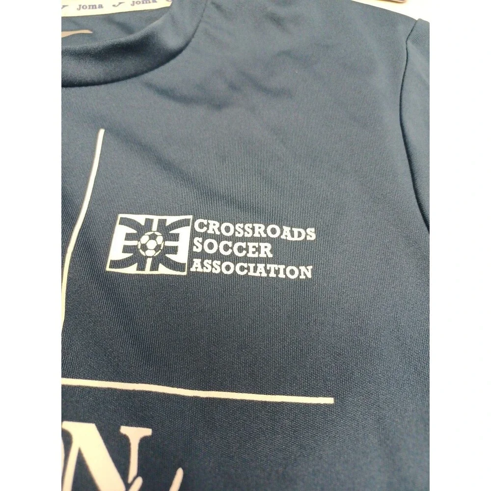 Joma Ford Hixson Sponsors Has It Crew Neck T-Shirt Blue Youth M  (8)